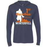 T-Shirts Vintage Navy / X-Small First marathon Triblend Long Sleeve Hoodie Tee