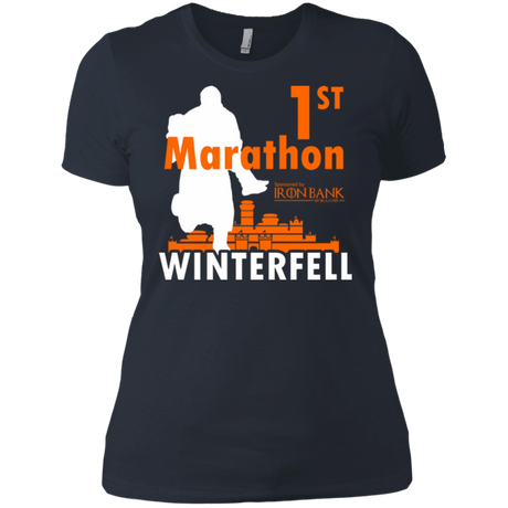 T-Shirts Indigo / X-Small First marathon Women's Premium T-Shirt