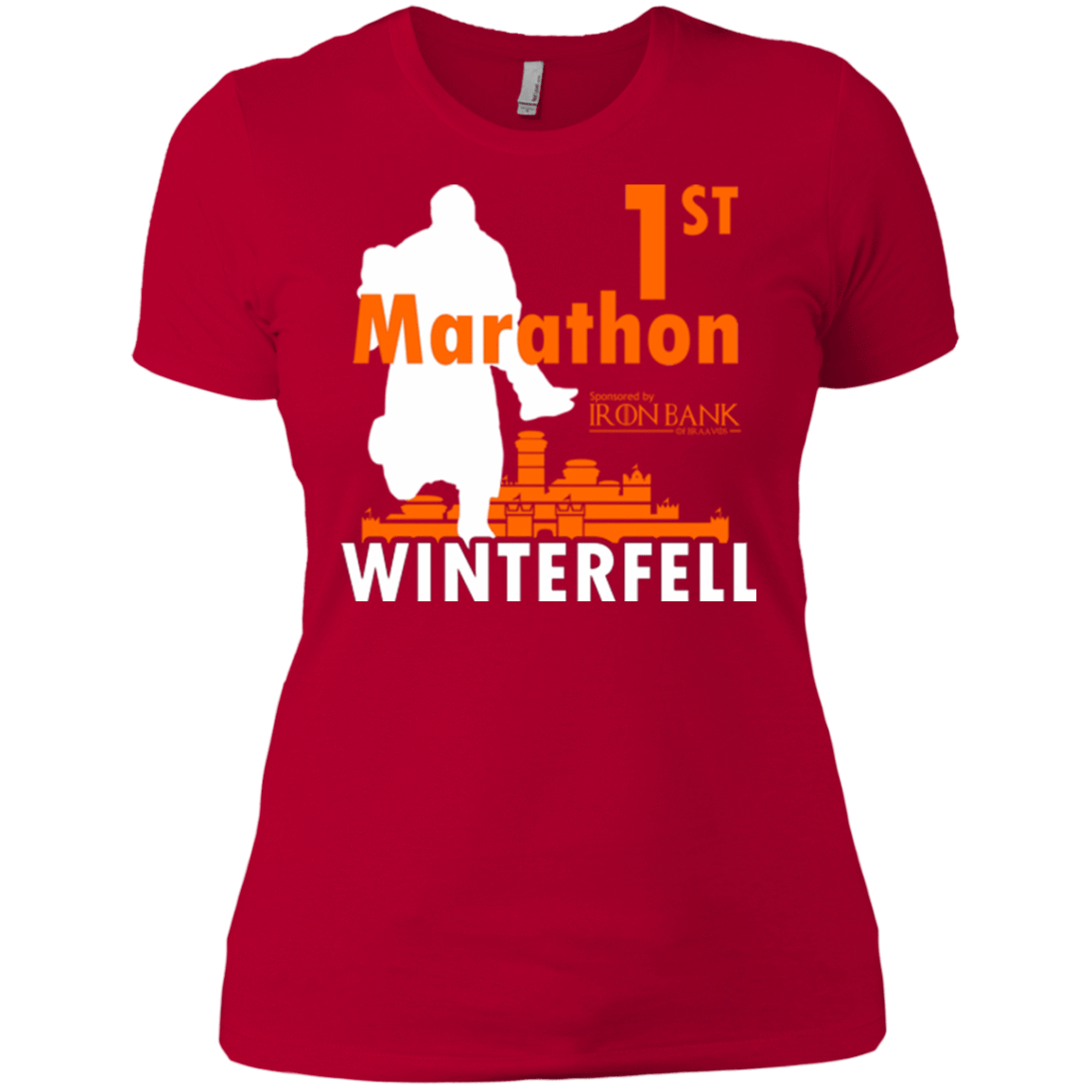 T-Shirts Red / X-Small First marathon Women's Premium T-Shirt
