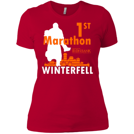 T-Shirts Red / X-Small First marathon Women's Premium T-Shirt