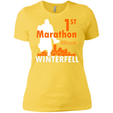 T-Shirts Vibrant Yellow / X-Small First marathon Women's Premium T-Shirt