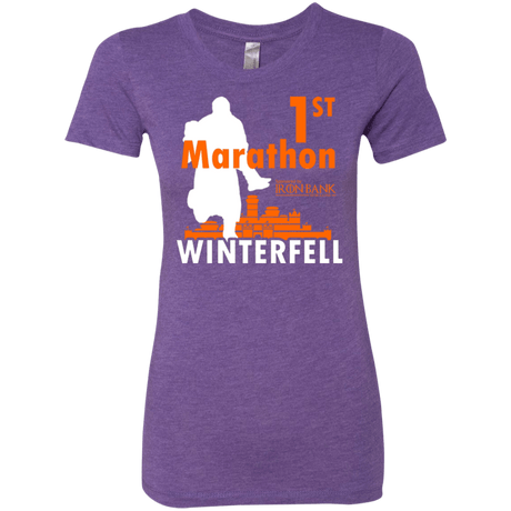 T-Shirts Purple Rush / Small First marathon Women's Triblend T-Shirt