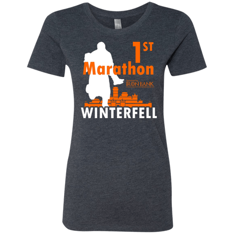 T-Shirts Vintage Navy / Small First marathon Women's Triblend T-Shirt