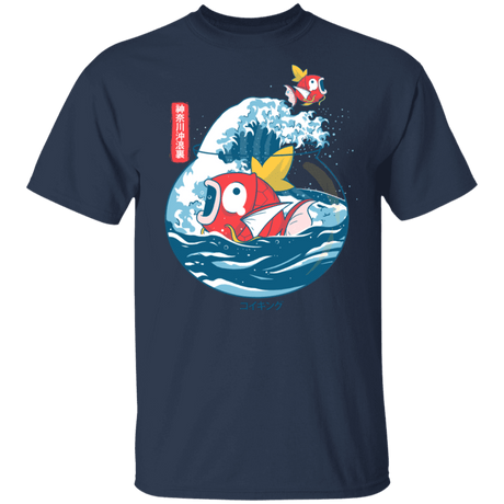 T-Shirts Navy / S Fish Bowl Wave T-Shirt