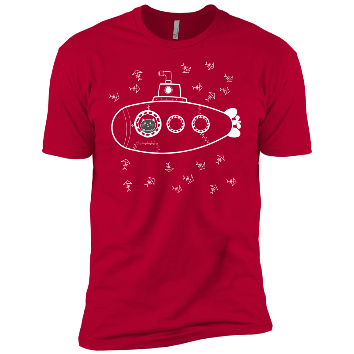 T-Shirts Red / YXS Fish Watching Boys Premium T-Shirt