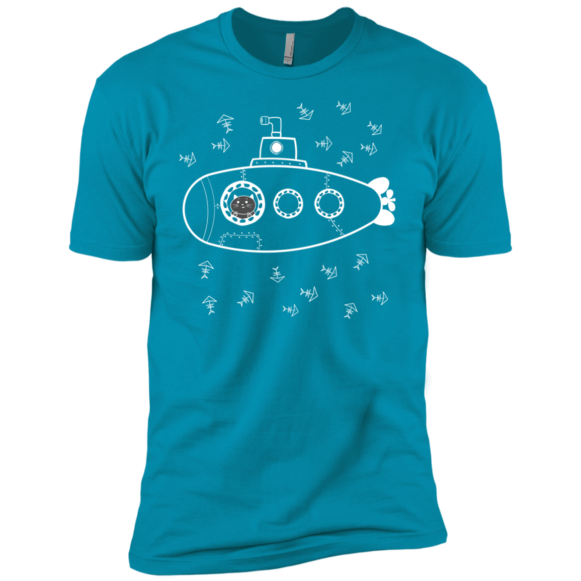 T-Shirts Turquoise / YXS Fish Watching Boys Premium T-Shirt
