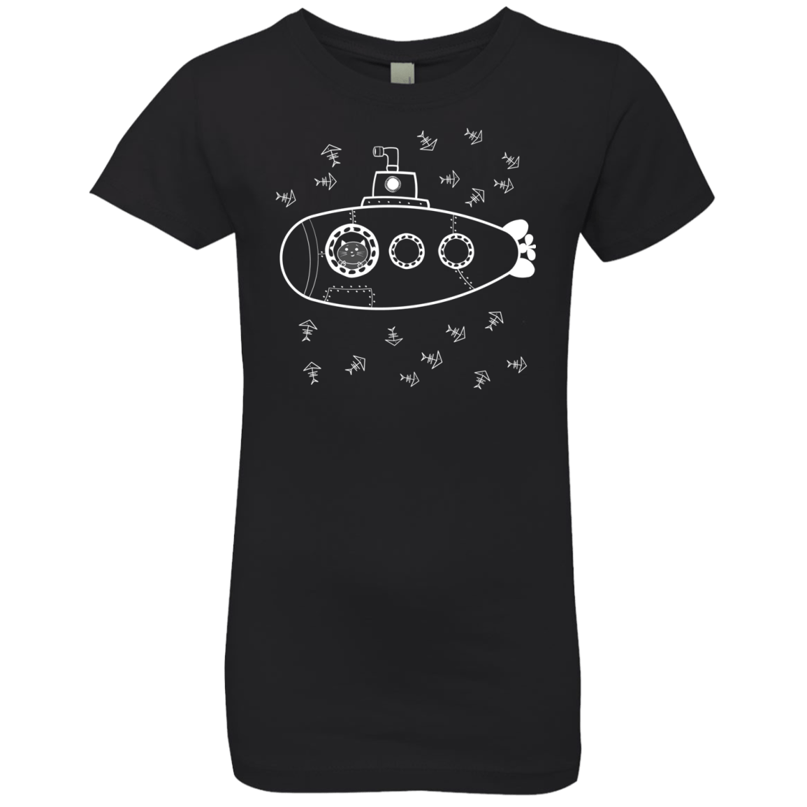 T-Shirts Black / YXS Fish Watching Girls Premium T-Shirt