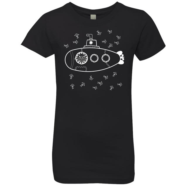 T-Shirts Black / YXS Fish Watching Girls Premium T-Shirt