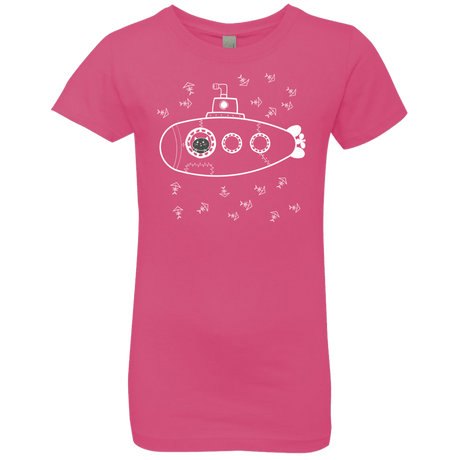 T-Shirts Hot Pink / YXS Fish Watching Girls Premium T-Shirt