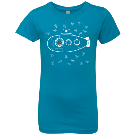 T-Shirts Turquoise / YXS Fish Watching Girls Premium T-Shirt