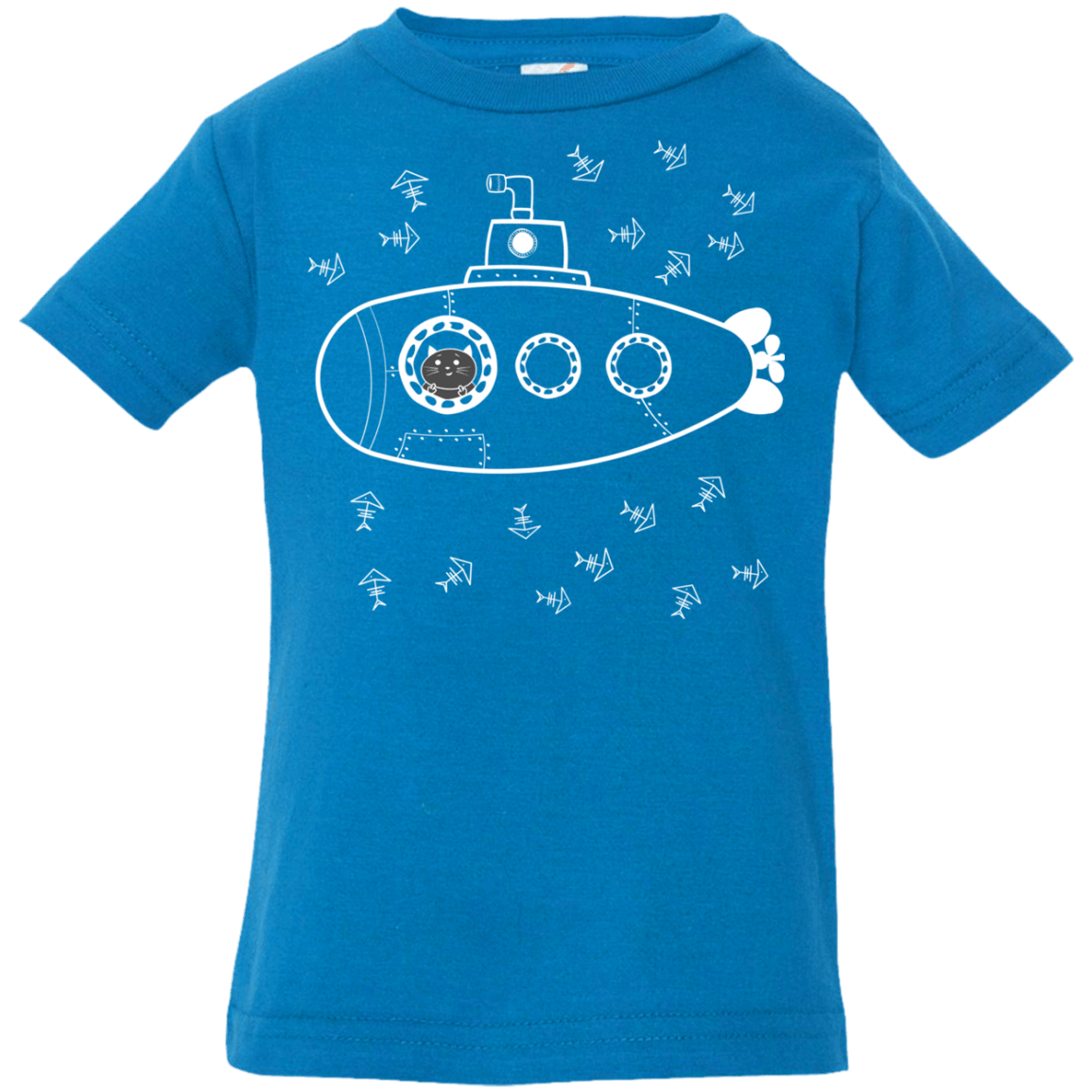 T-Shirts Cobalt / 6 Months Fish Watching Infant Premium T-Shirt