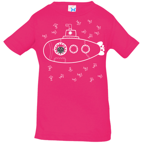 T-Shirts Hot Pink / 6 Months Fish Watching Infant Premium T-Shirt