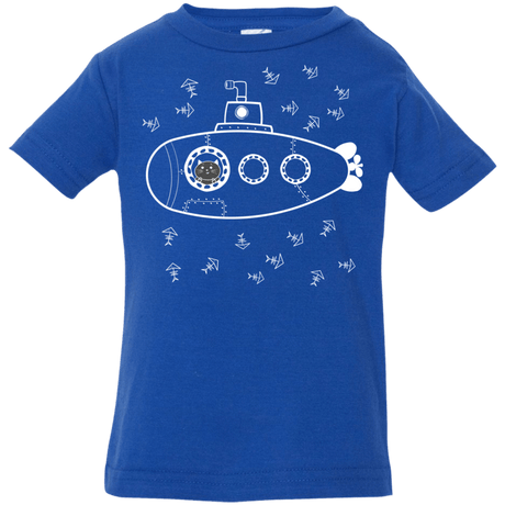 T-Shirts Royal / 6 Months Fish Watching Infant Premium T-Shirt