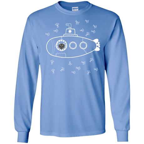 T-Shirts Carolina Blue / S Fish Watching Men's Long Sleeve T-Shirt