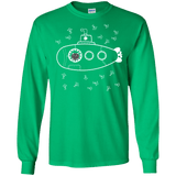 T-Shirts Irish Green / S Fish Watching Men's Long Sleeve T-Shirt