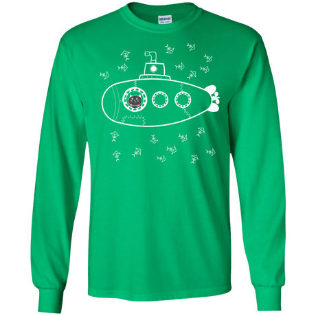 T-Shirts Irish Green / S Fish Watching Men's Long Sleeve T-Shirt