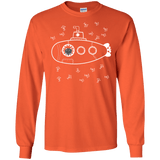 T-Shirts Orange / S Fish Watching Men's Long Sleeve T-Shirt