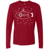 T-Shirts Cardinal / S Fish Watching Men's Premium Long Sleeve
