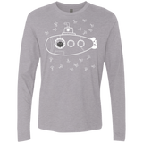 T-Shirts Heather Grey / S Fish Watching Men's Premium Long Sleeve