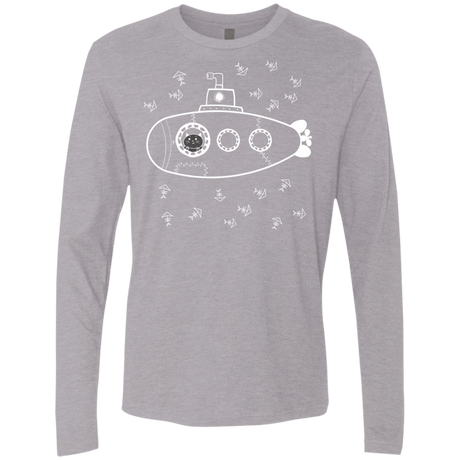 T-Shirts Heather Grey / S Fish Watching Men's Premium Long Sleeve