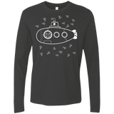 T-Shirts Heavy Metal / S Fish Watching Men's Premium Long Sleeve