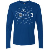 T-Shirts Royal / S Fish Watching Men's Premium Long Sleeve
