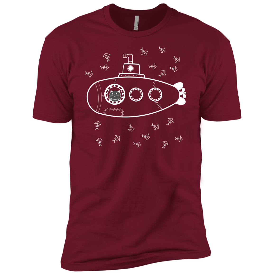 T-Shirts Cardinal / X-Small Fish Watching Men's Premium T-Shirt