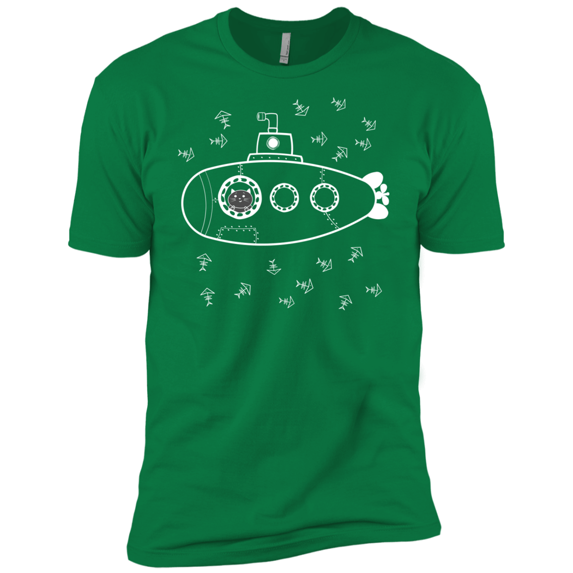 T-Shirts Kelly Green / X-Small Fish Watching Men's Premium T-Shirt