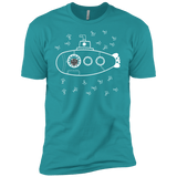 T-Shirts Tahiti Blue / X-Small Fish Watching Men's Premium T-Shirt