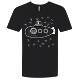 T-Shirts Black / X-Small Fish Watching Men's Premium V-Neck