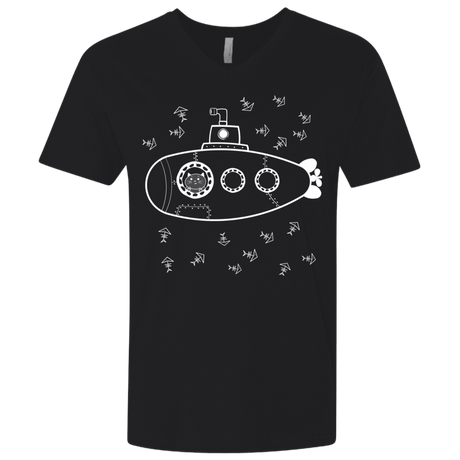 T-Shirts Black / X-Small Fish Watching Men's Premium V-Neck