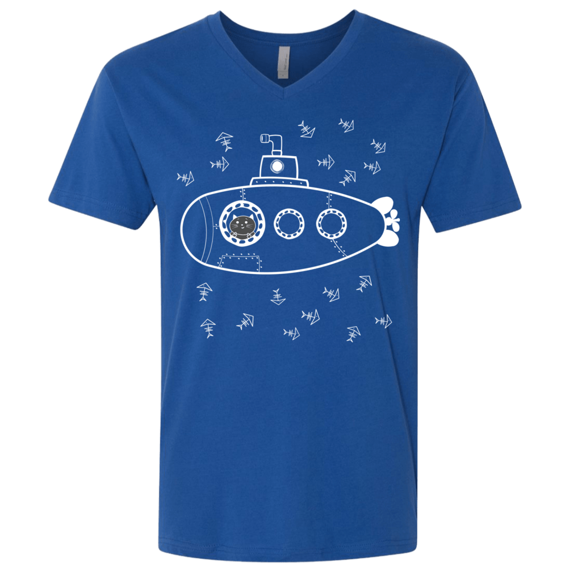 T-Shirts Royal / X-Small Fish Watching Men's Premium V-Neck