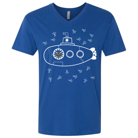 T-Shirts Royal / X-Small Fish Watching Men's Premium V-Neck