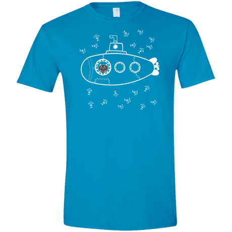 T-Shirts Sapphire / S Fish Watching Men's Semi-Fitted Softstyle