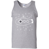 T-Shirts Sport Grey / S Fish Watching Men's Tank Top
