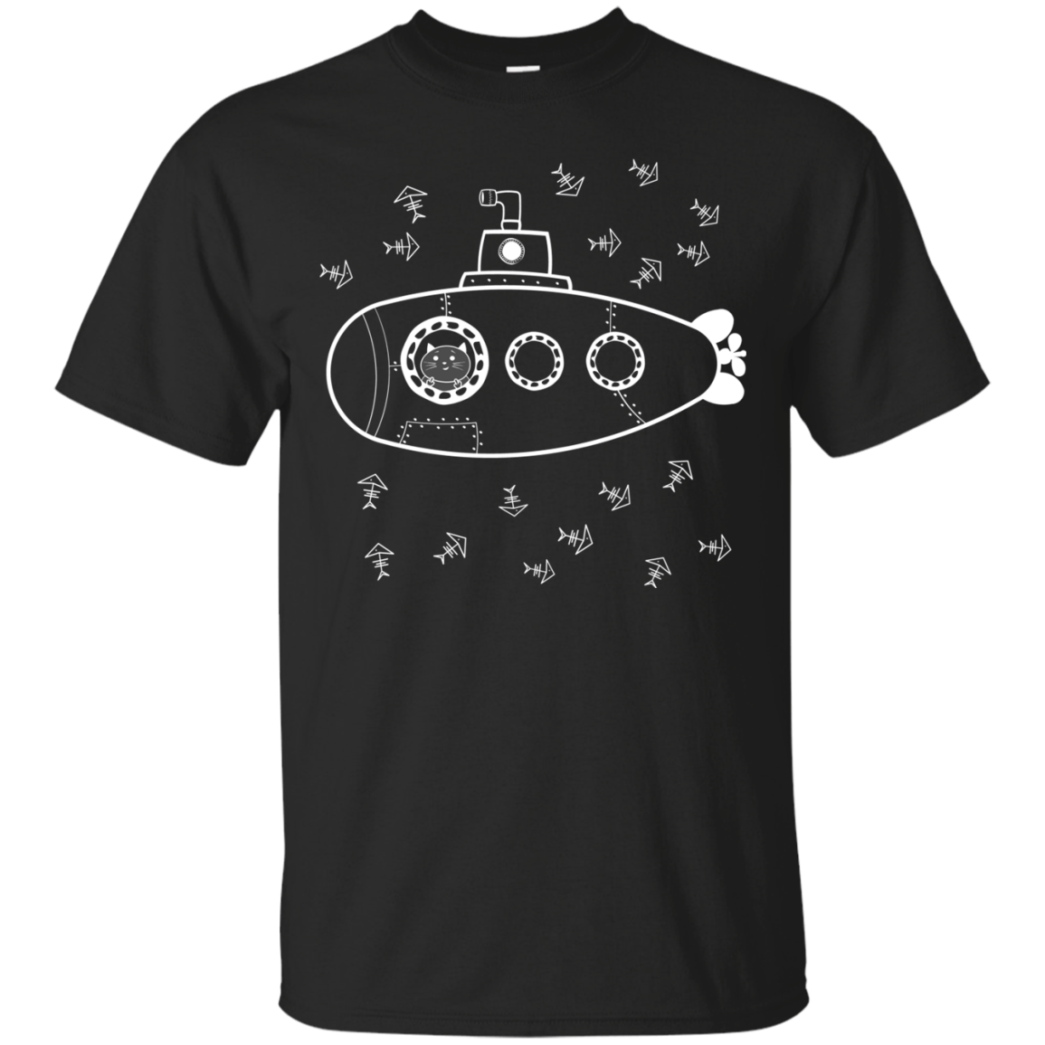 T-Shirts Black / S Fish Watching T-Shirt