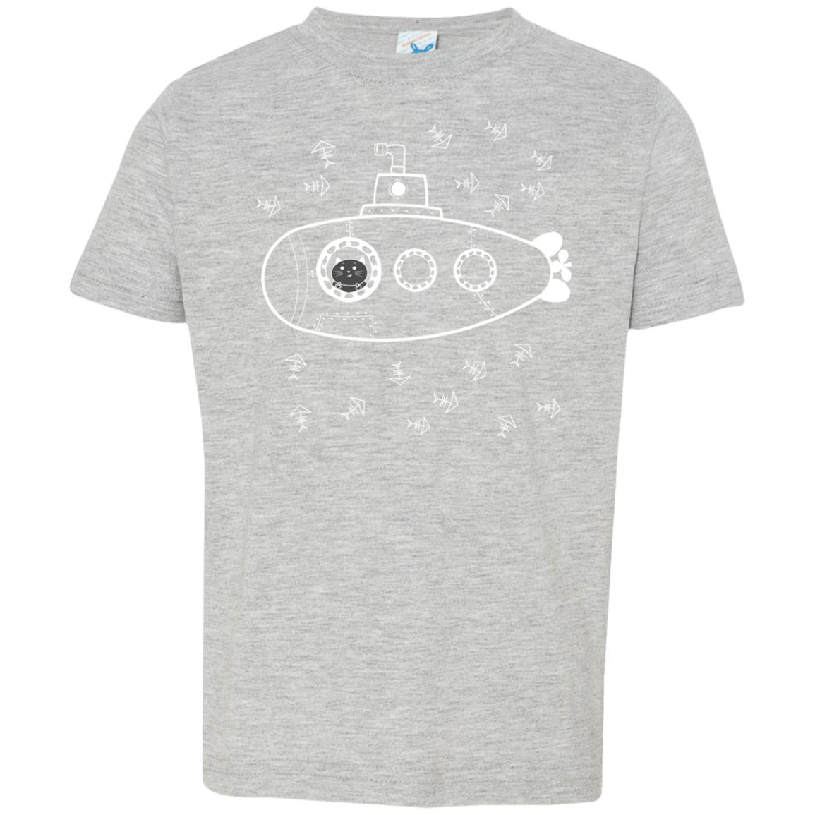 T-Shirts Heather Grey / 2T Fish Watching Toddler Premium T-Shirt