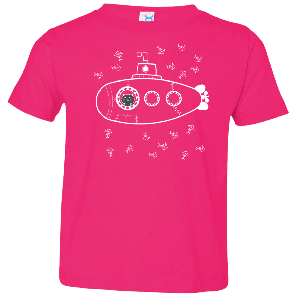 T-Shirts Hot Pink / 2T Fish Watching Toddler Premium T-Shirt