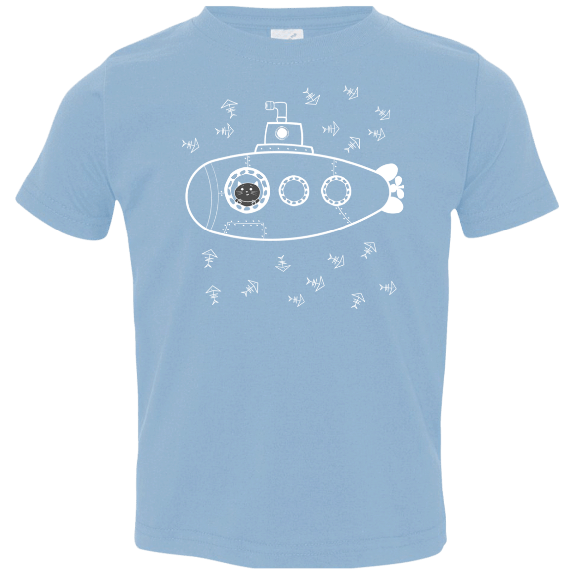 T-Shirts Light Blue / 2T Fish Watching Toddler Premium T-Shirt