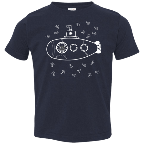 T-Shirts Navy / 2T Fish Watching Toddler Premium T-Shirt