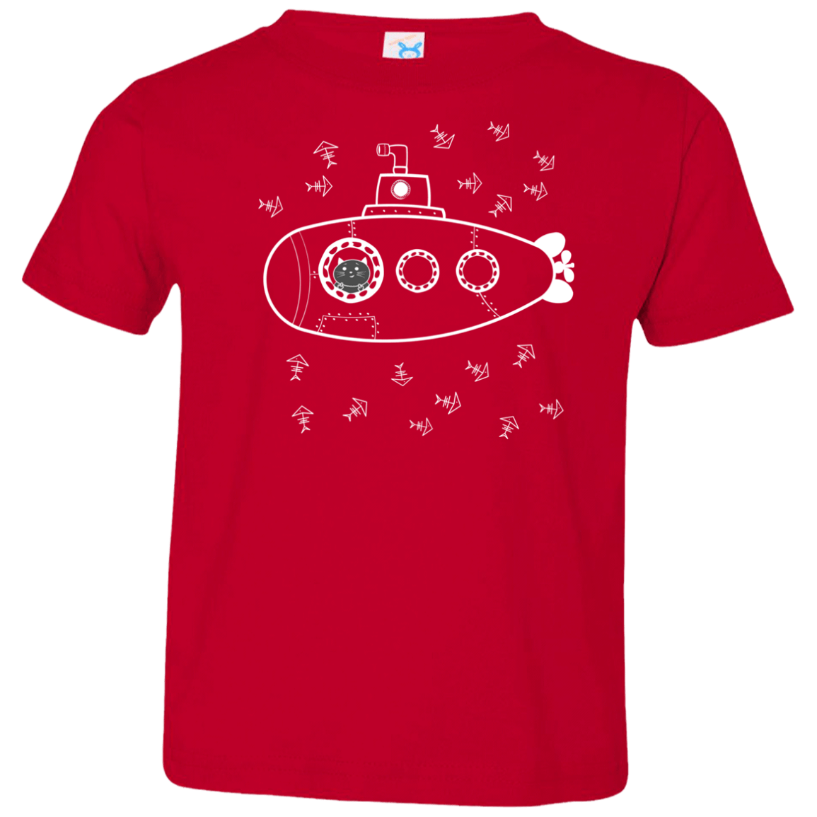 T-Shirts Red / 2T Fish Watching Toddler Premium T-Shirt