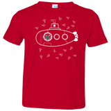 T-Shirts Red / 2T Fish Watching Toddler Premium T-Shirt