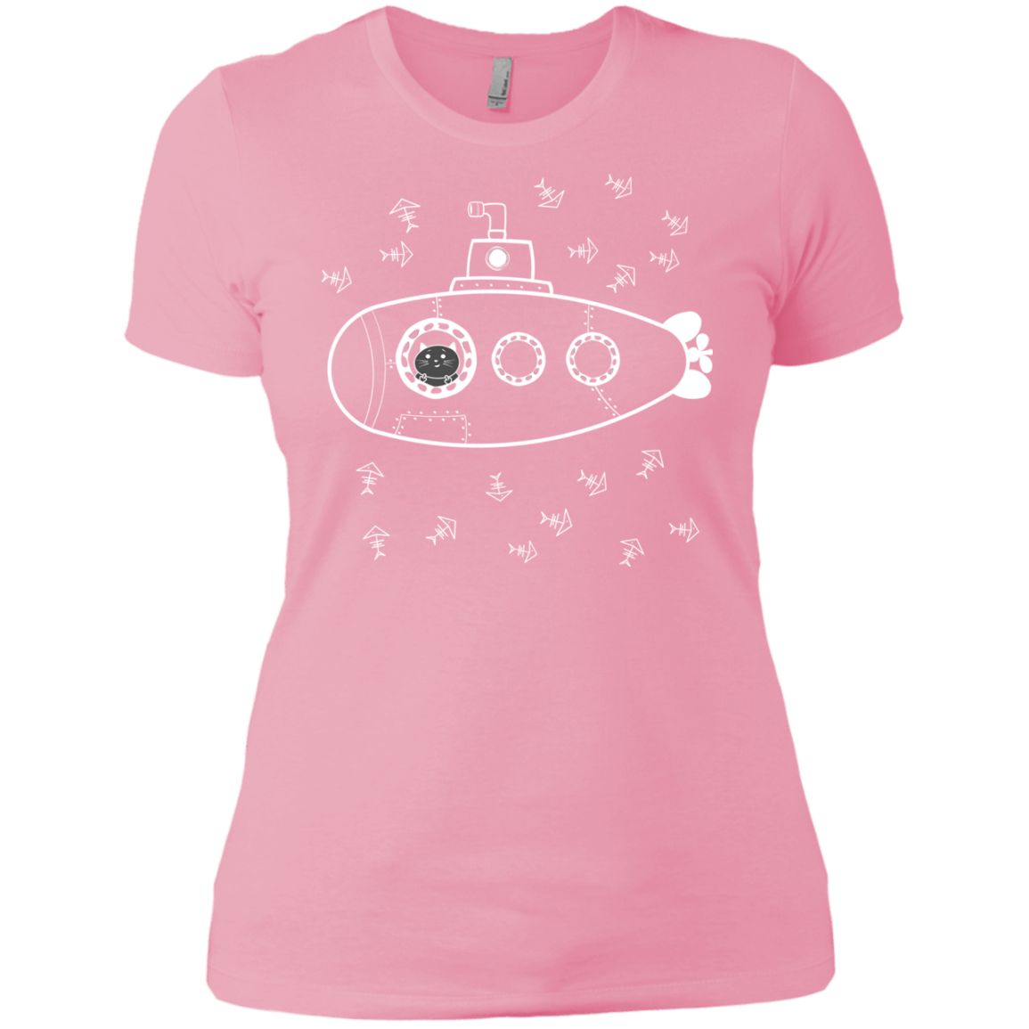 T-Shirts Light Pink / X-Small Fish Watching Women's Premium T-Shirt