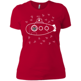 T-Shirts Red / X-Small Fish Watching Women's Premium T-Shirt