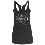 T-Shirts Vintage Black / X-Small Fish Watching Women's Triblend Racerback Tank