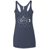 T-Shirts Vintage Navy / X-Small Fish Watching Women's Triblend Racerback Tank
