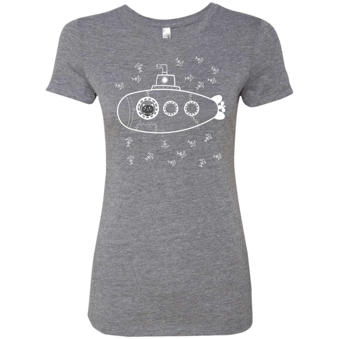 T-Shirts Premium Heather / S Fish Watching Women's Triblend T-Shirt