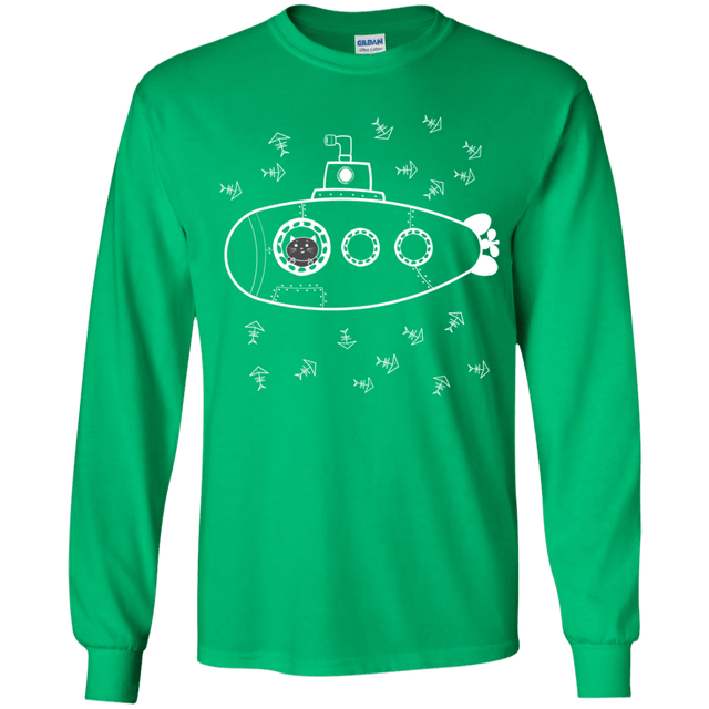 T-Shirts Irish Green / YS Fish Watching Youth Long Sleeve T-Shirt
