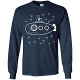 T-Shirts Navy / YS Fish Watching Youth Long Sleeve T-Shirt