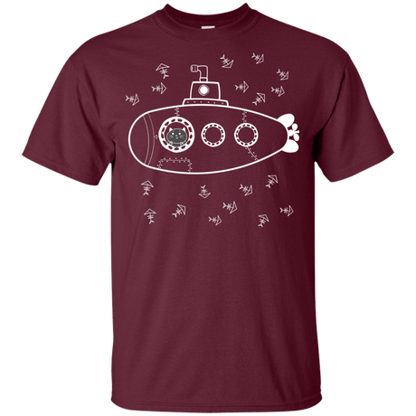 T-Shirts Maroon / YXS Fish Watching Youth T-Shirt